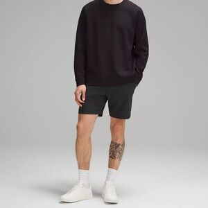 lululemon athletica Men's Black Flat Front Shorts